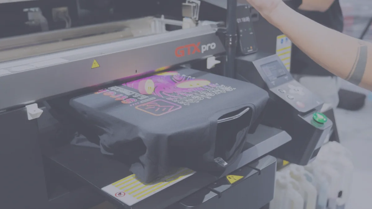 Máquina de impresión textil DTG
